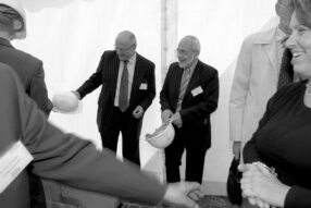 Corporate Cocktail pose de la première pierre France Reportage Corporate #30 Aurélie Choiral